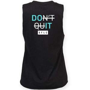 Don't Quit Ladies High Neck Vest Thumbnail